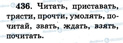 ГДЗ Російська мова 2 клас сторінка 436