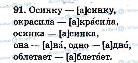 ГДЗ Російська мова 2 клас сторінка 91