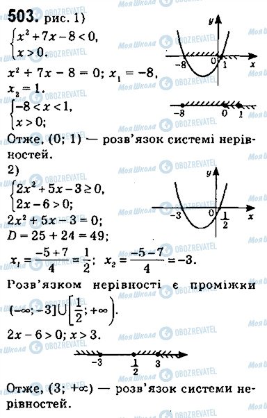 ГДЗ Алгебра 9 клас сторінка 503