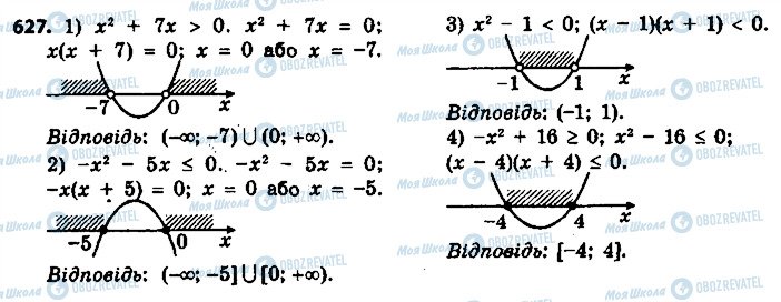 ГДЗ Алгебра 9 класс страница 627