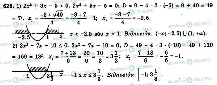 ГДЗ Алгебра 9 класс страница 628