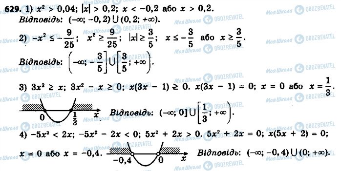 ГДЗ Алгебра 9 класс страница 629