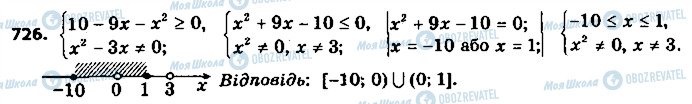 ГДЗ Алгебра 9 класс страница 726