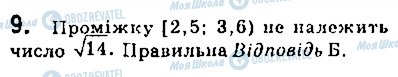 ГДЗ Алгебра 9 клас сторінка 9