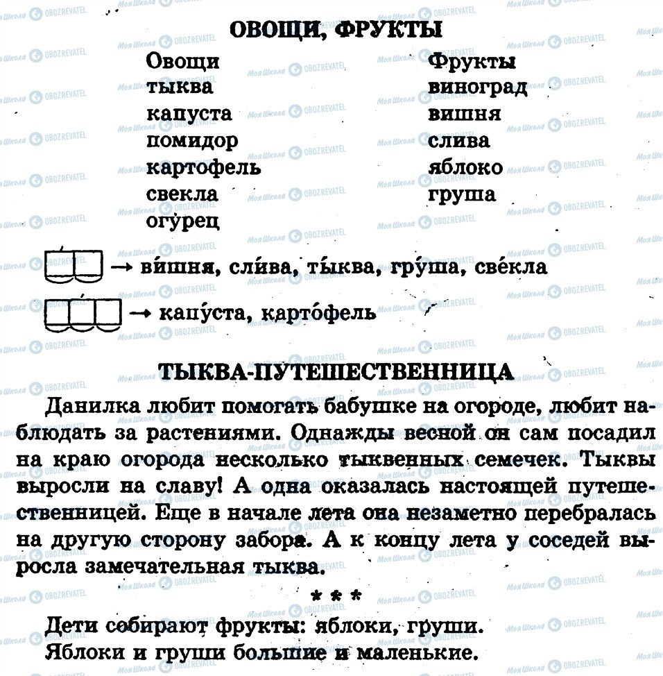 ГДЗ Російська мова 1 клас сторінка страница120