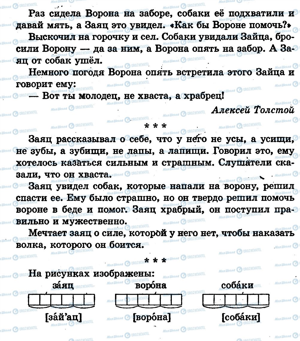 ГДЗ Російська мова 1 клас сторінка страница94