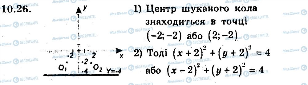 ГДЗ Геометрія 9 клас сторінка 26