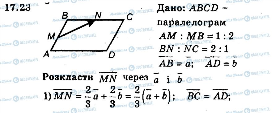 ГДЗ Геометрія 9 клас сторінка 23