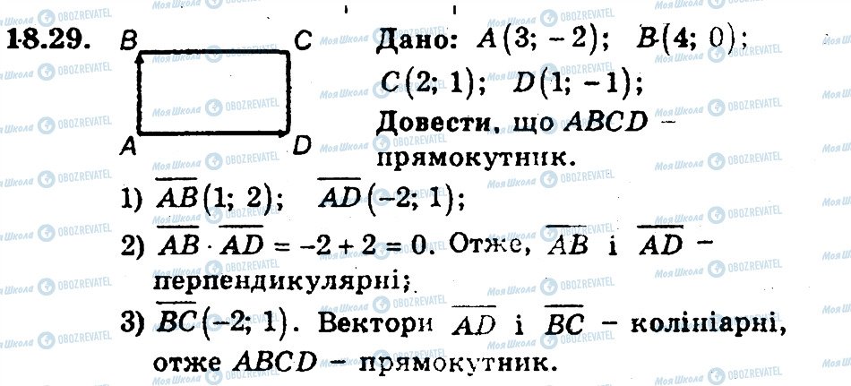 ГДЗ Геометрія 9 клас сторінка 29