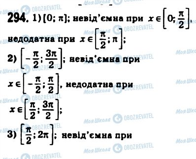 ГДЗ Математика 10 класс страница 294