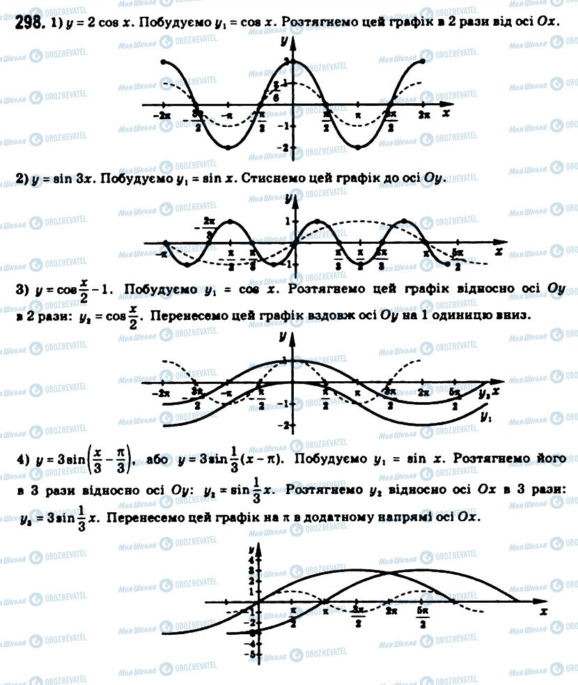 ГДЗ Математика 10 клас сторінка 298