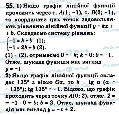 ГДЗ Математика 10 класс страница 55