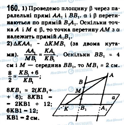 ГДЗ Математика 10 клас сторінка 160