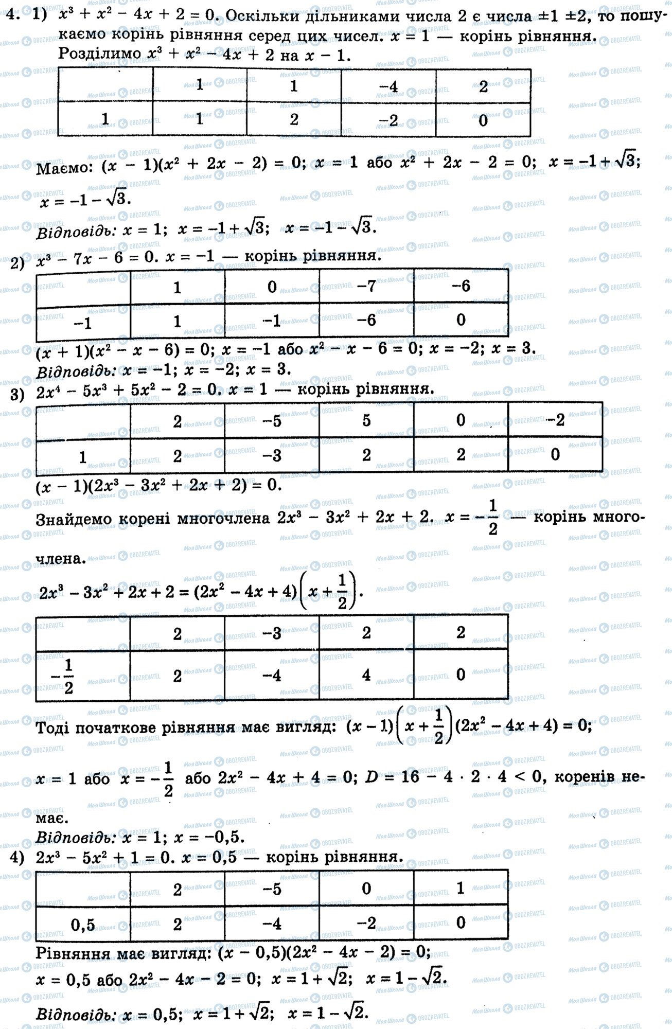 ГДЗ Алгебра 10 класс страница 4