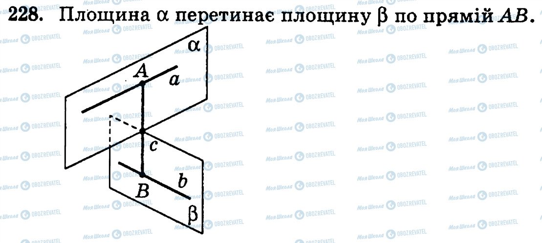 ГДЗ Геометрія 10 клас сторінка 228