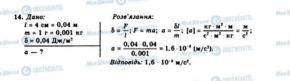 ГДЗ Фізика 10 клас сторінка 14