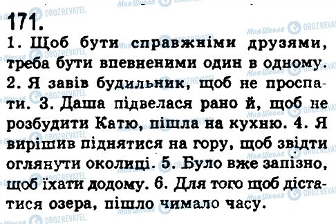 ГДЗ Українська мова 9 клас сторінка 171