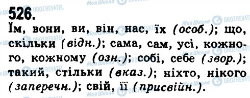 ГДЗ Українська мова 9 клас сторінка 526