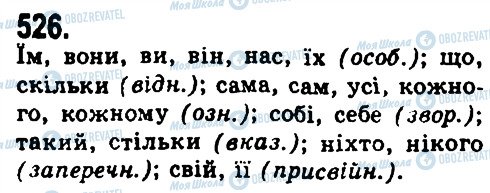 ГДЗ Укр мова 9 класс страница 526