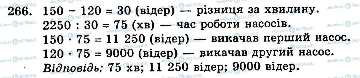 ГДЗ Математика 5 класс страница 266