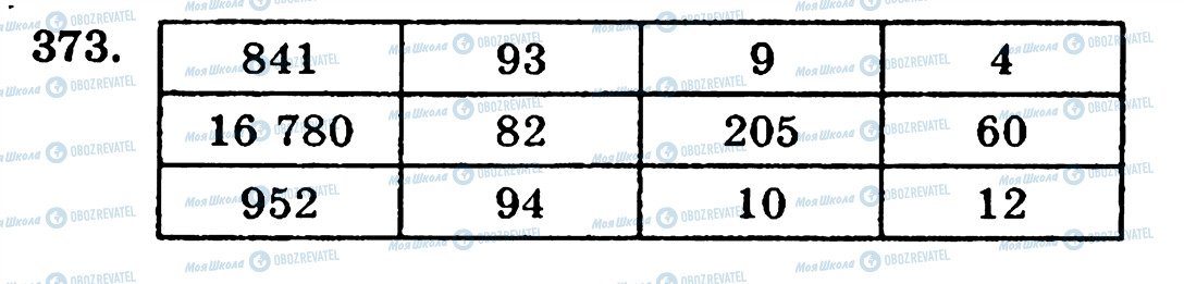 ГДЗ Математика 5 клас сторінка 373