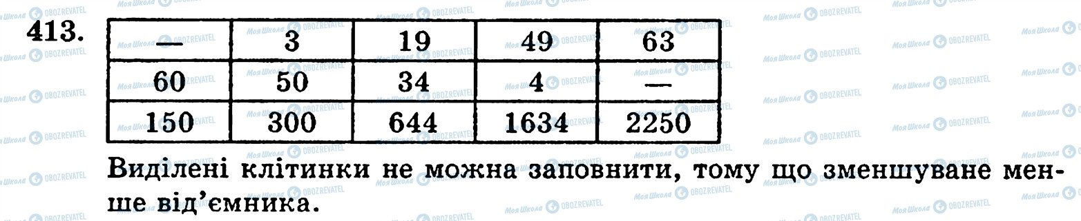 ГДЗ Математика 5 класс страница 413