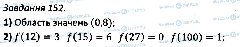 ГДЗ Алгебра 7 клас сторінка 152