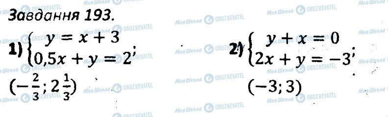 ГДЗ Алгебра 7 клас сторінка 193
