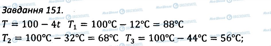 ГДЗ Алгебра 7 клас сторінка 151