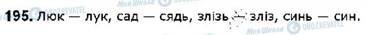 ГДЗ Українська мова 5 клас сторінка 195