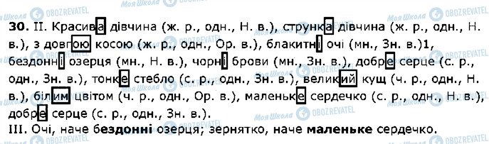 ГДЗ Українська мова 5 клас сторінка 30