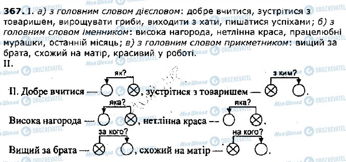 ГДЗ Українська мова 5 клас сторінка 367