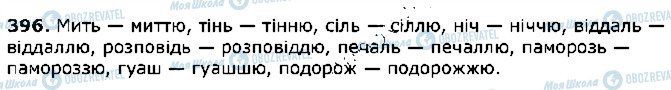 ГДЗ Українська мова 5 клас сторінка 396