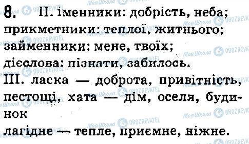 ГДЗ Українська мова 5 клас сторінка 8
