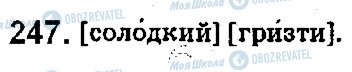 ГДЗ Українська мова 5 клас сторінка 247