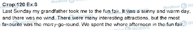 ГДЗ Английский язык 5 класс страница p120ex8