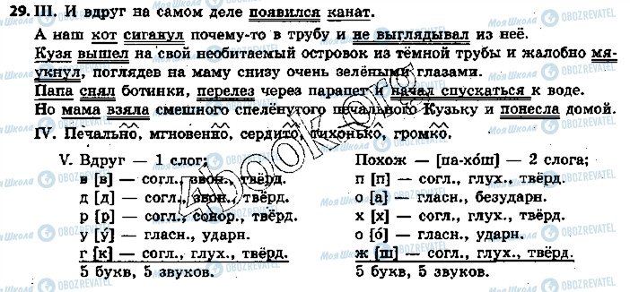 ГДЗ Русский язык 5 класс страница 29