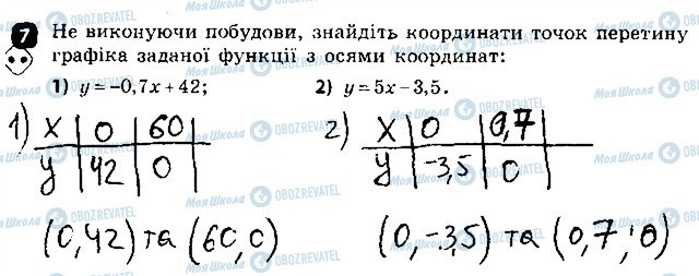 ГДЗ Алгебра 7 класс страница 7