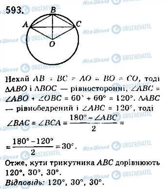 ГДЗ Геометрия 7 класс страница 593
