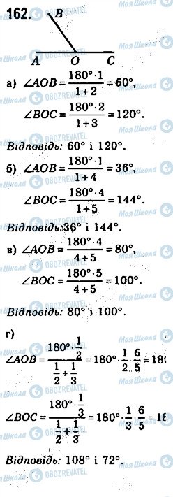 ГДЗ Геометрія 7 клас сторінка 162