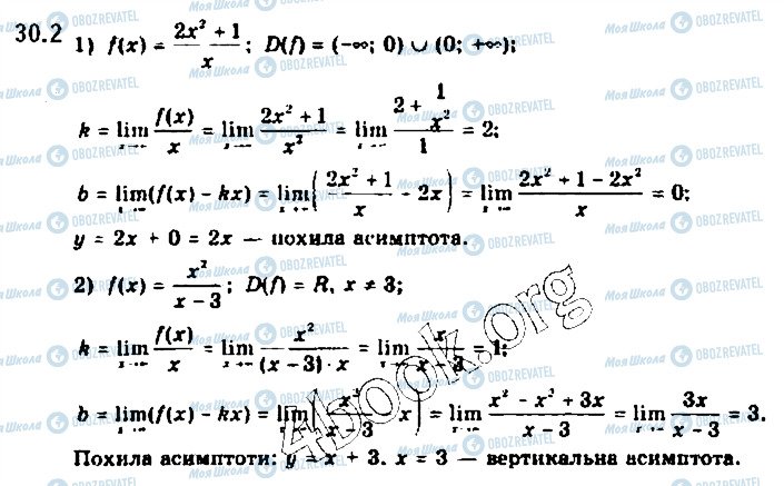 ГДЗ Алгебра 10 клас сторінка 2