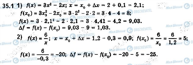 ГДЗ Алгебра 10 класс страница 1