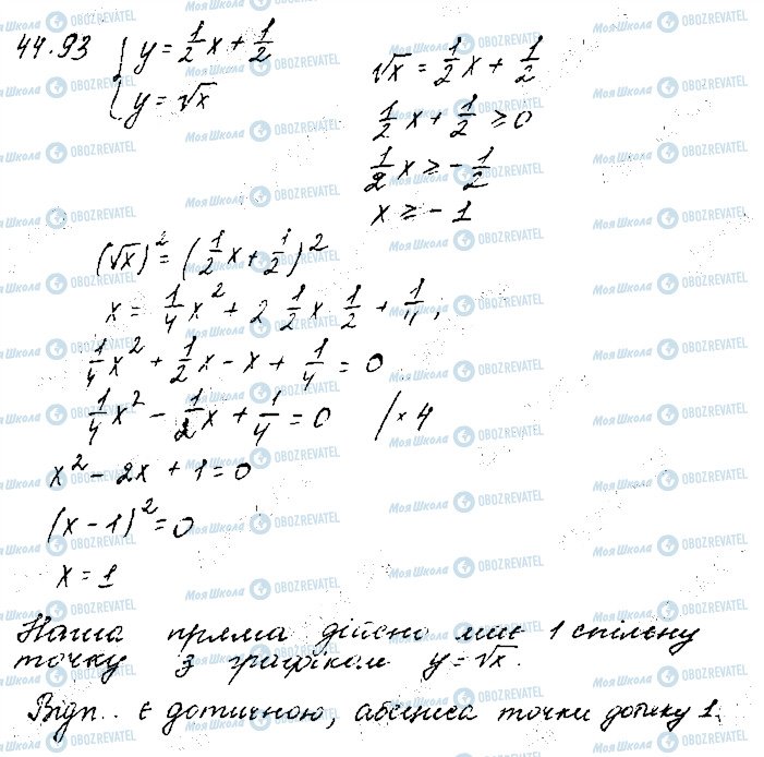 ГДЗ Алгебра 10 класс страница 93