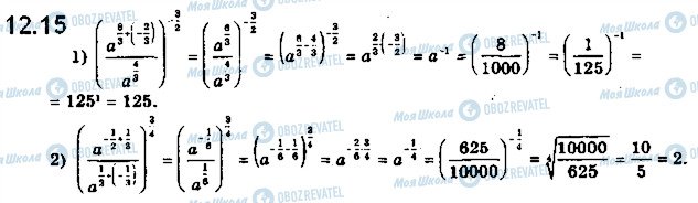 ГДЗ Математика 10 клас сторінка 15