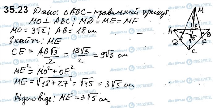 ГДЗ Математика 10 класс страница 23