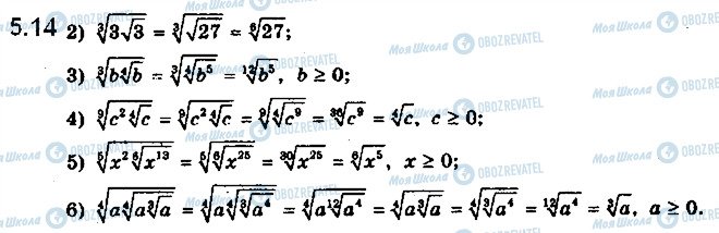 ГДЗ Математика 10 класс страница 14