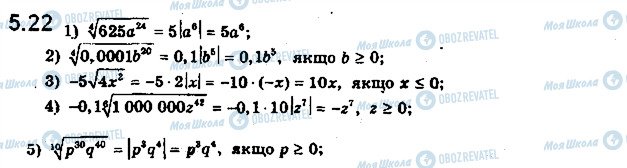 ГДЗ Математика 10 клас сторінка 22