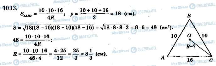ГДЗ Математика 10 клас сторінка 1033