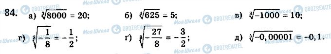 ГДЗ Математика 10 класс страница 84