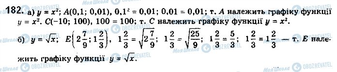 ГДЗ Математика 10 клас сторінка 182